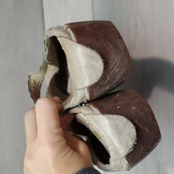 El Naturalista Womens Leather Clogs Mule Shoes sz 37 US 7 - Picture 6 of 13